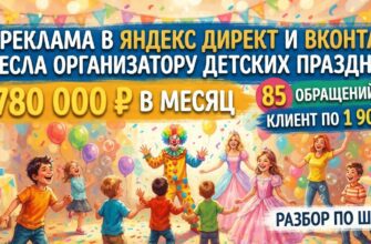 Реклама детских праздников