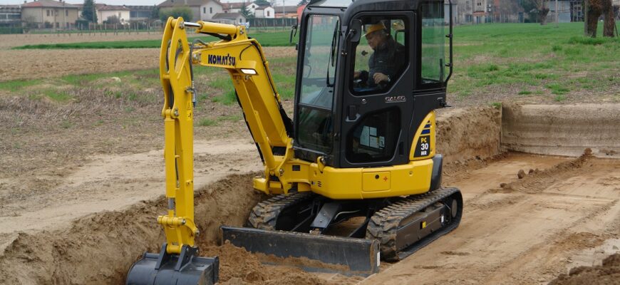 Кейс аренда мини экскаватора