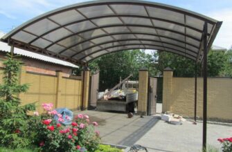 кейс Навесы из поликарбоната