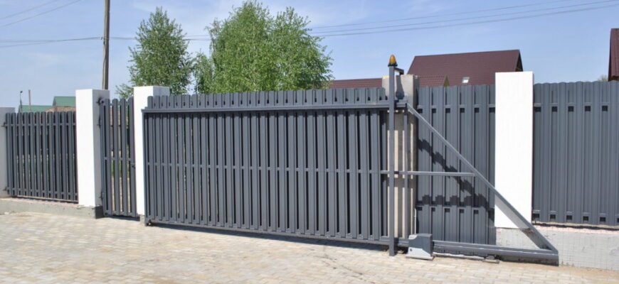 Кейс ворота установка