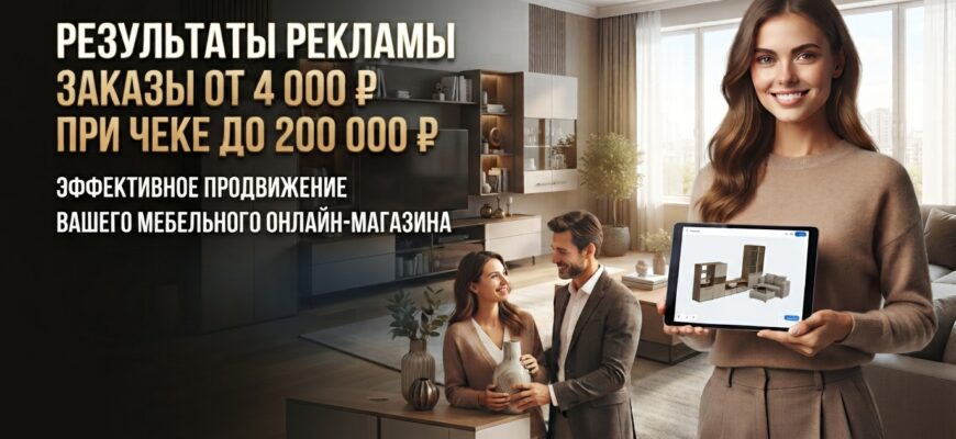 реклама корпусной мебели