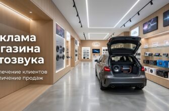 Реклама магазина автозвука