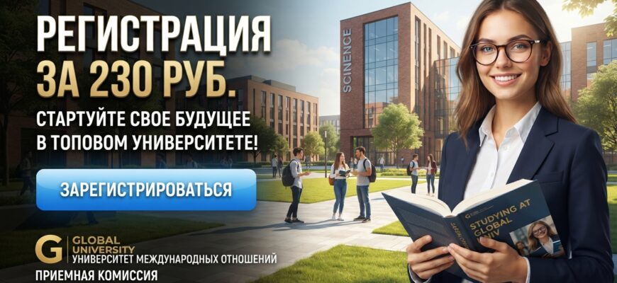 Реклама университета для абитуриентов