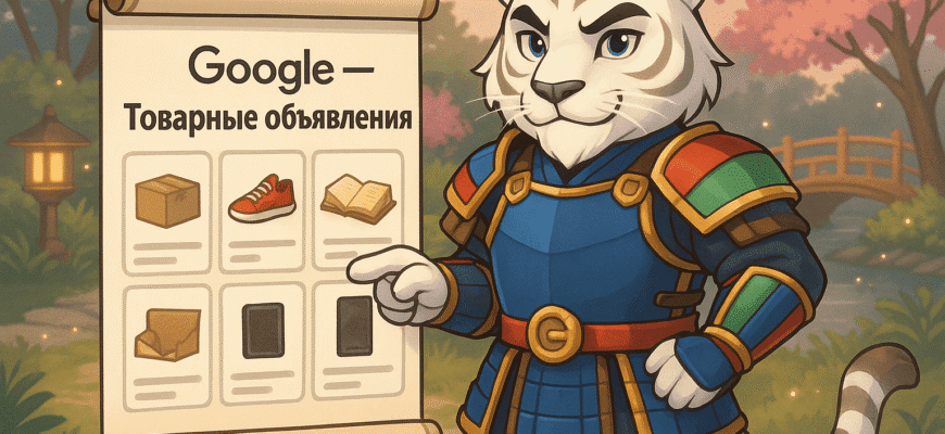Товарные объявления Google